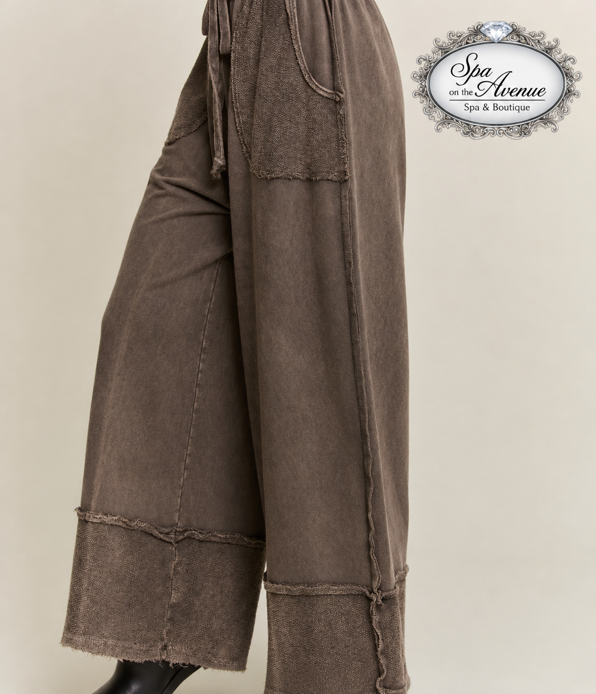 Mineral Washed Comfy Oak Pants