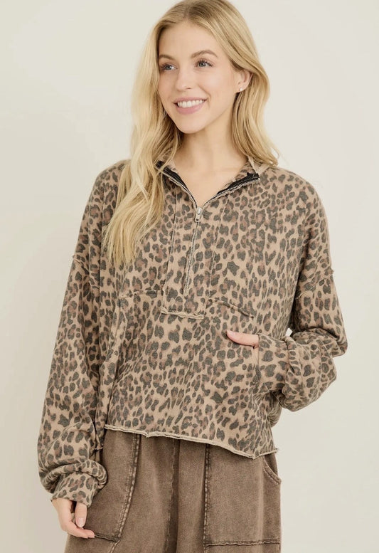 J Her Animal Print Soft & Comfy Top