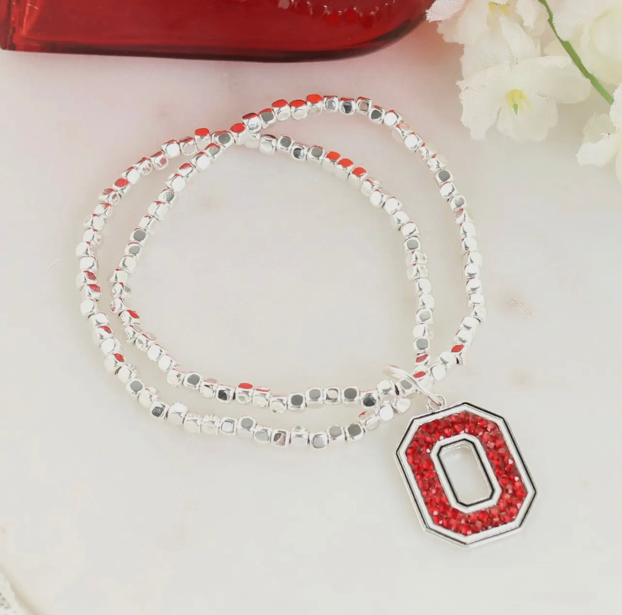 OSU Block O Crystal Bracelets