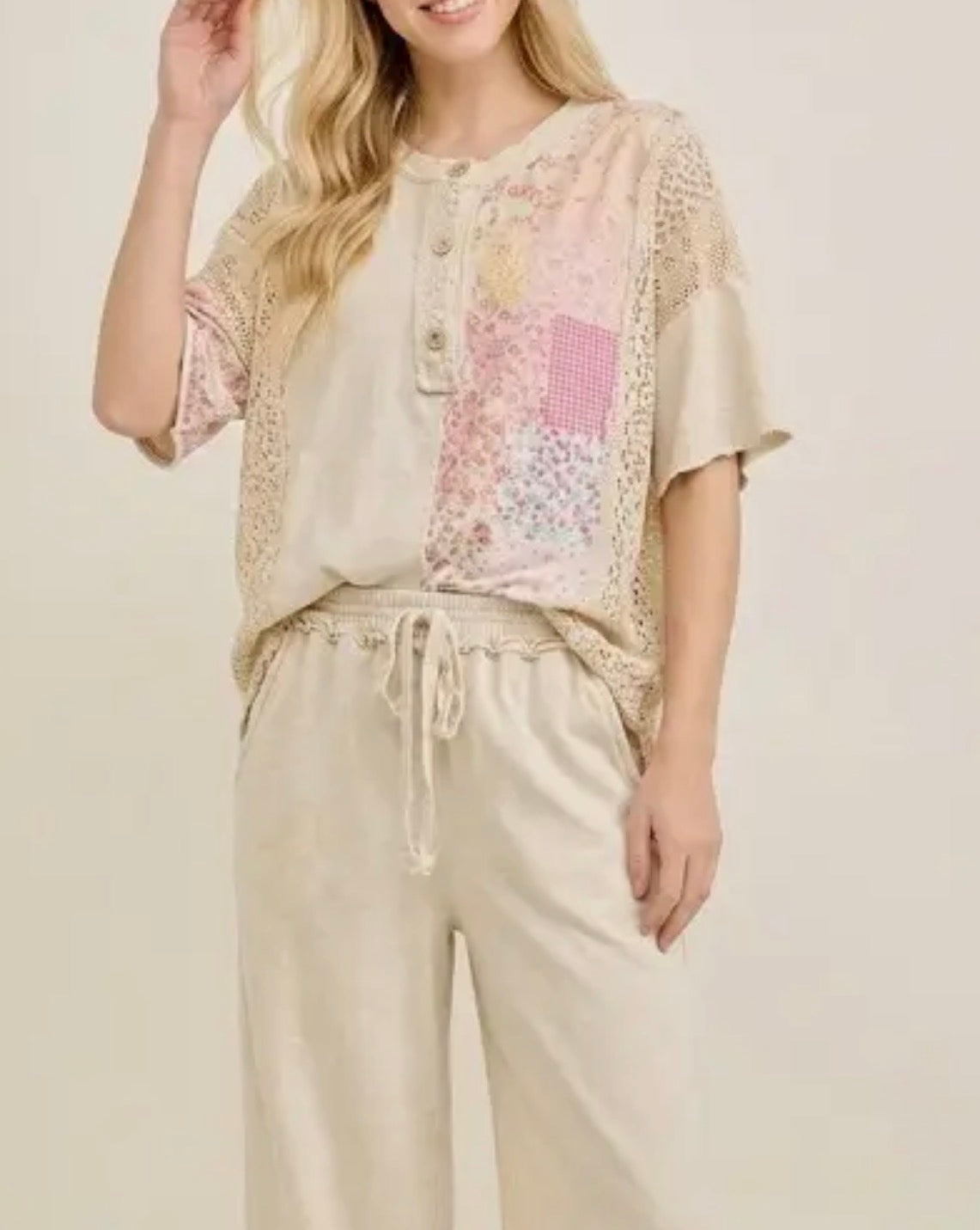 J Her Vintage Bloom Crochet Top
