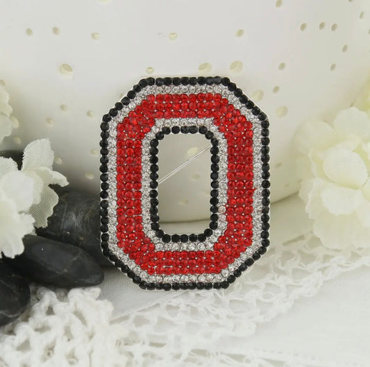 Ohio State Crystal Block O Pin