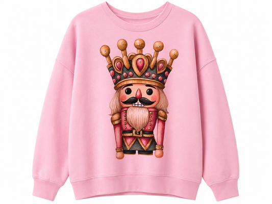 Pink Jeweled Nutcracker Sweatshirt