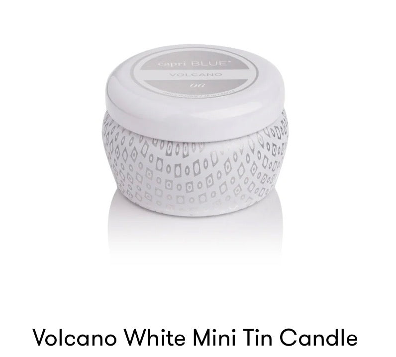Capri Volcano Min Tin Candle