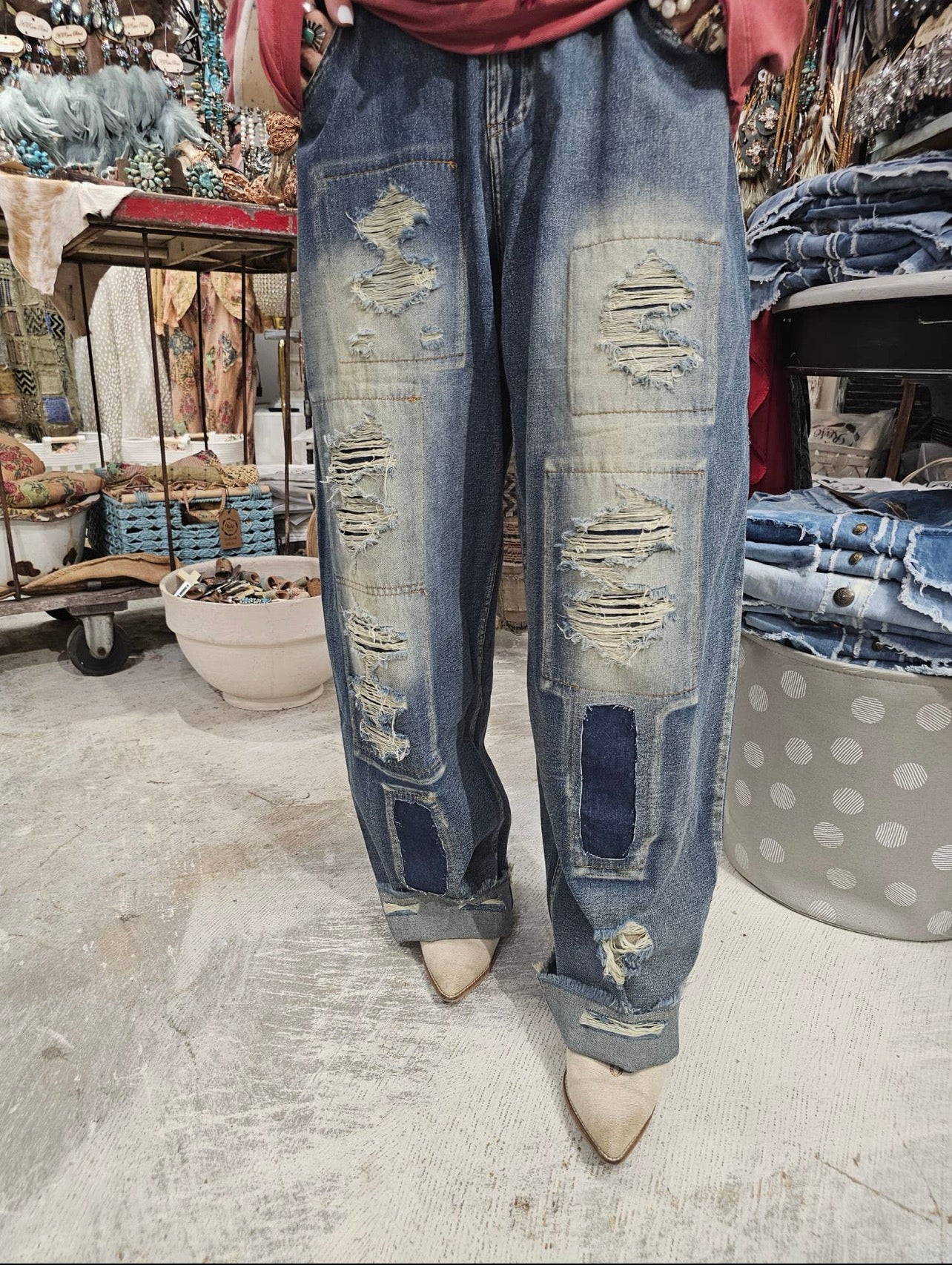 A Rare Bird Grunge Jeans