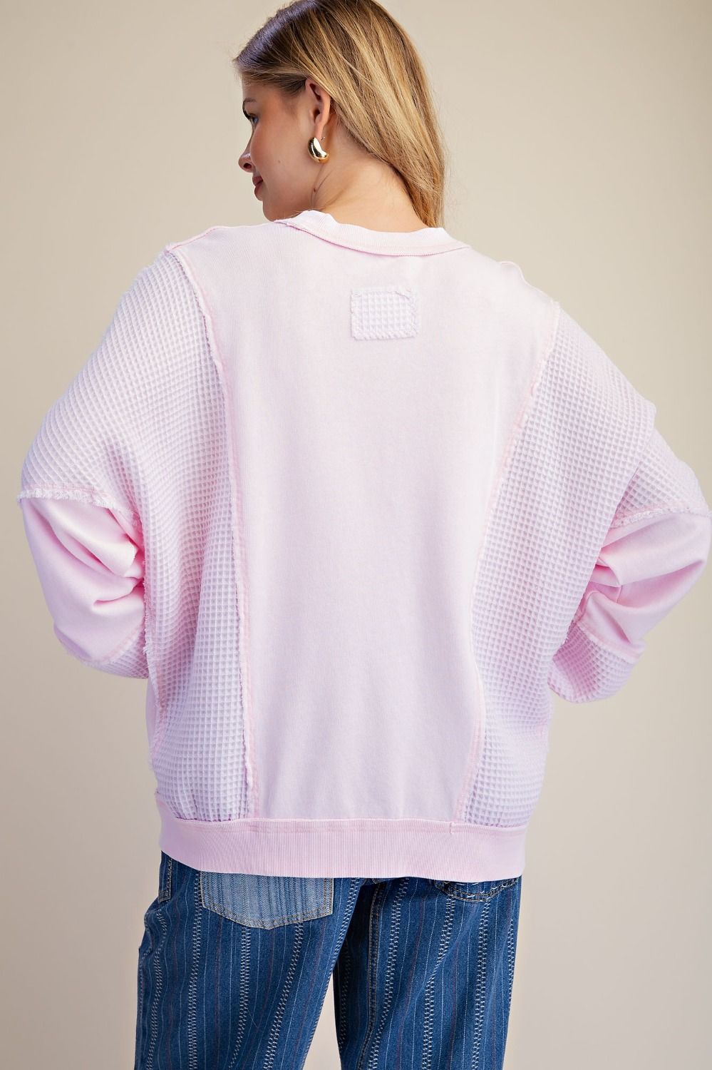 Easel Cotton Pink Pullover